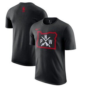 Nike Women's Black NBA Pacific Northwest Essential Logo Basic T-Shirt Size XXL